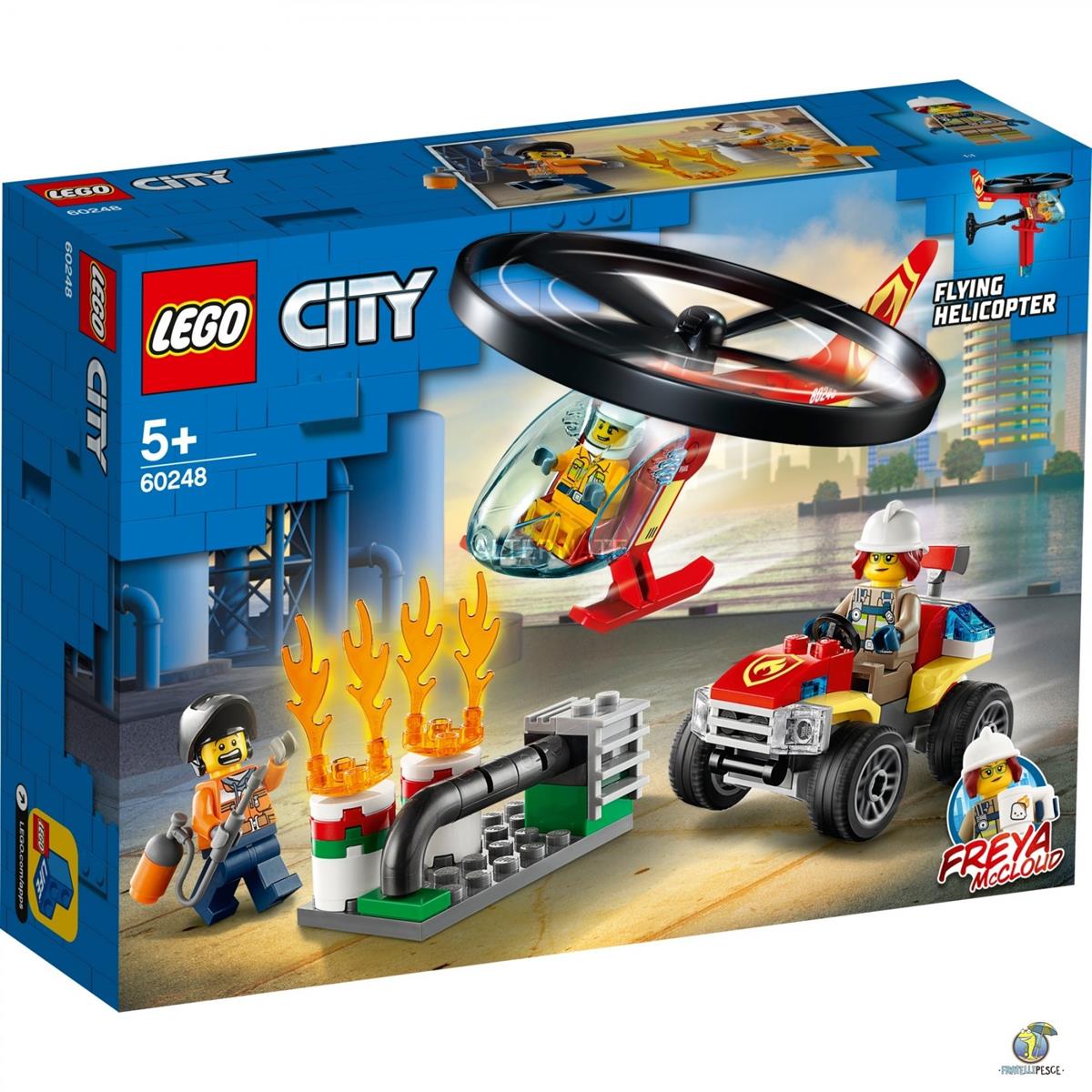 LEGO 60248 ELICOTTERO DEI POMPIERI CITY