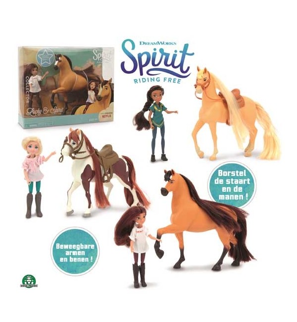 GIOCHI PREZIOSI PRT00000 CAVALLO SPIRIT CON BAMBOLA