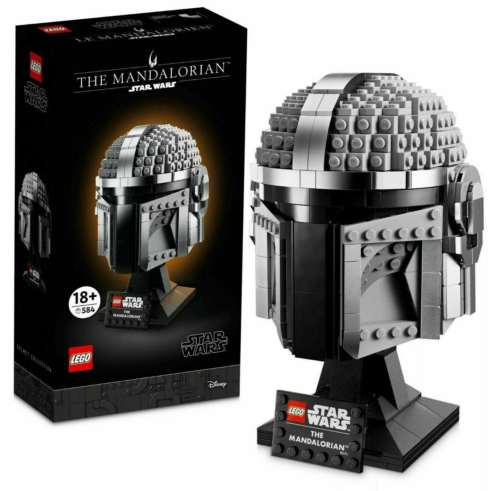 LEOG 75328 CASCO DEL MANDALORIANO STAR WARS