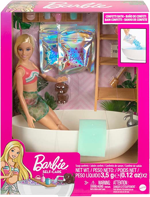 MATTEL HKT92 BABRIE VASCA DA BAGNO RELAX PLAYSET