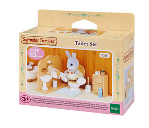 SYLVANIAN FAMILIES 5020 SET TOILETTE