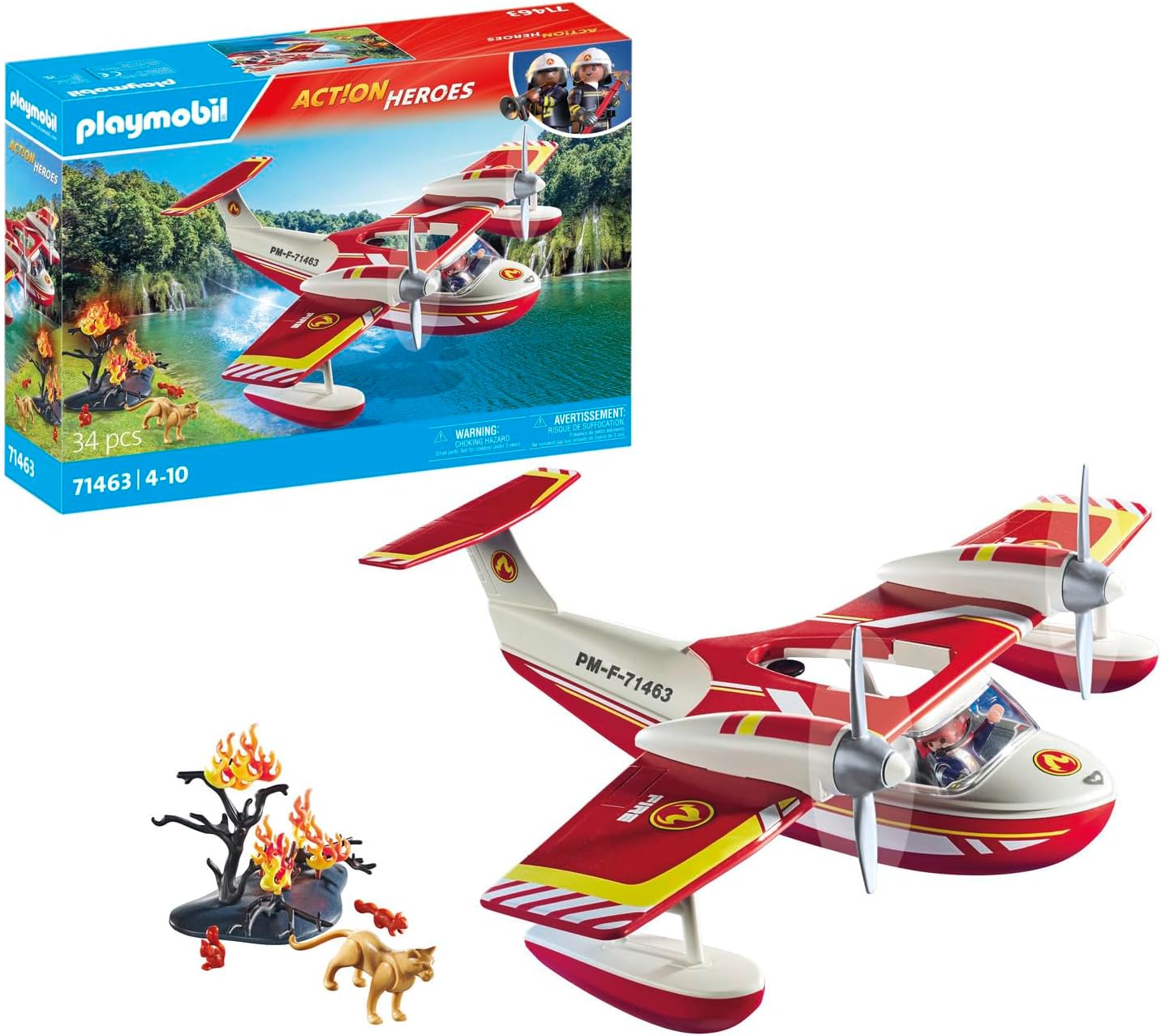 PLAYMOBIL 71463 IDROVOLANTE DEI POMPIERI