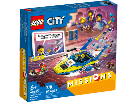 LEGO 60355 MISSIONI INVESTIGATIVE DELLA POLIZIA MARITTIMA CITY