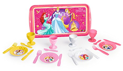 SMOBY 7600310547 SET DA TAVOLA CON VASSOIO DISNEY PRINCESS