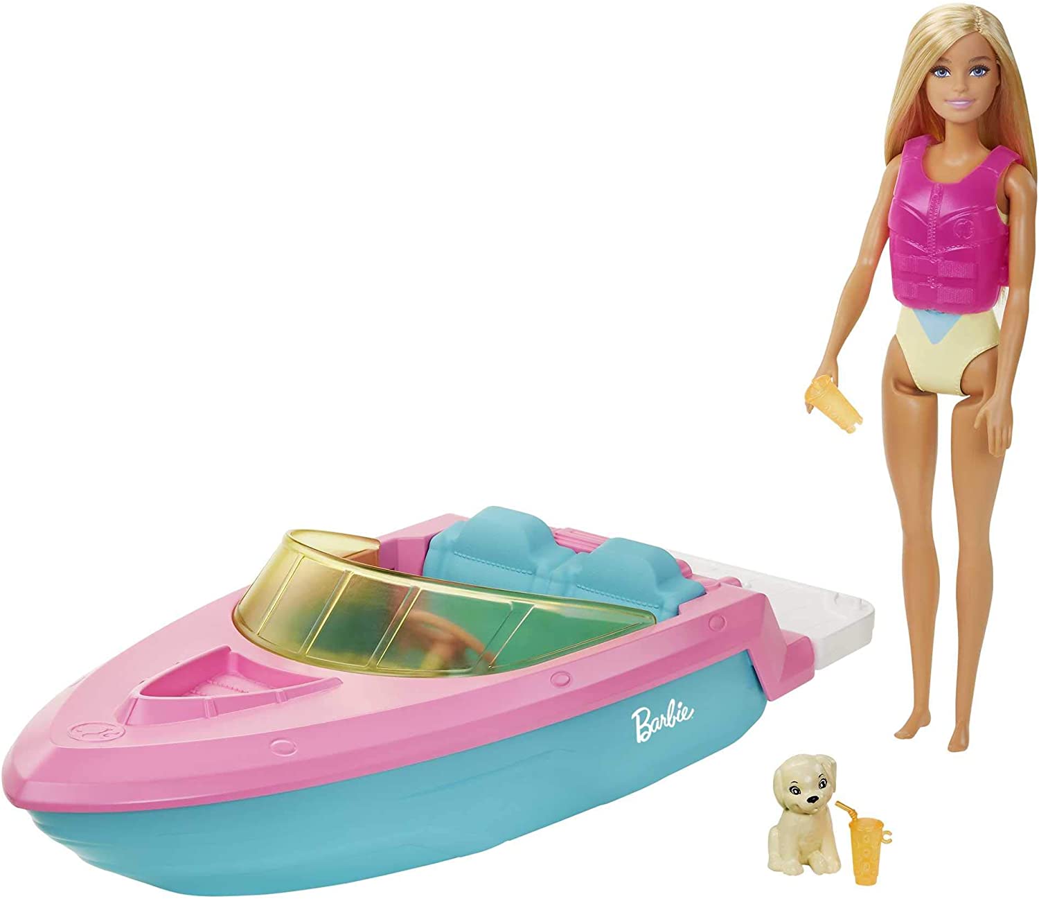 MATTEL GRG30 MOTOSCAFO DI BARBIE CON BAMBOLA