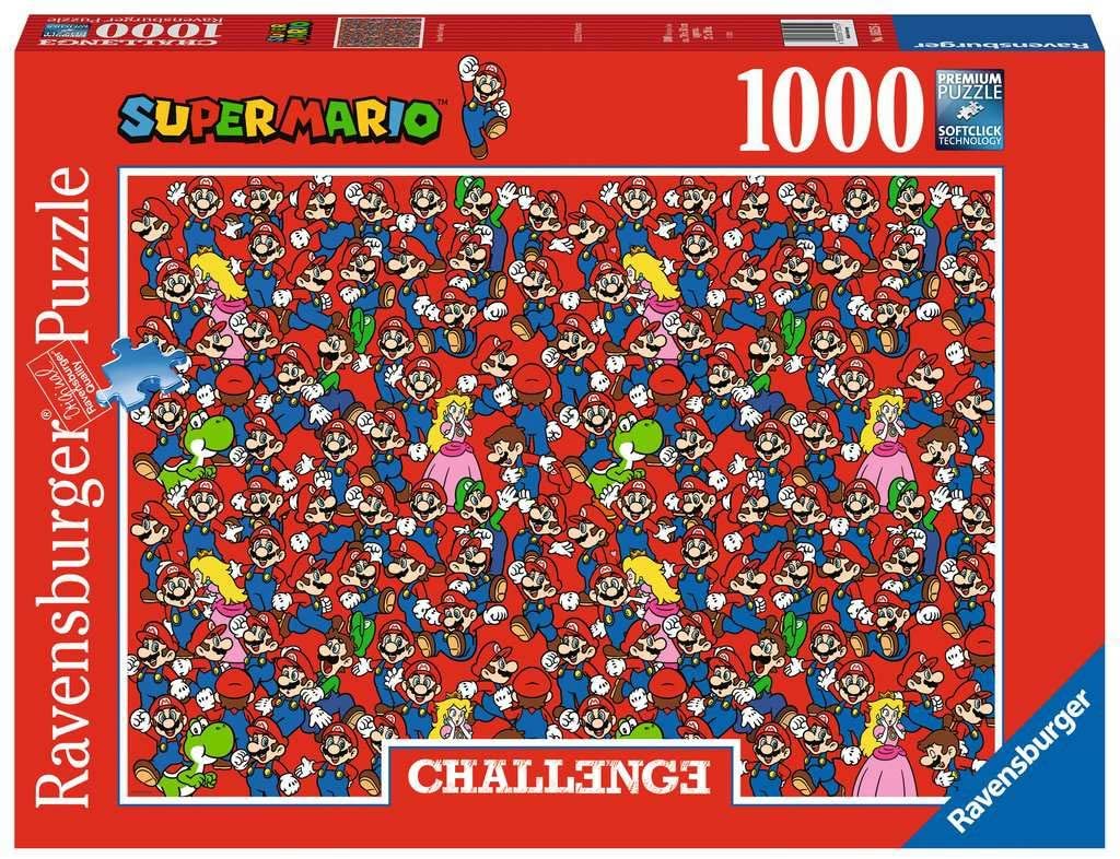 RAVENSBURGER 16525 PUZZLE DA 1000 PZ. CHALLENGE SUPER MARIO