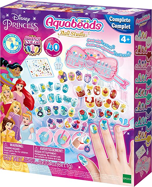 EPOCH 35006 AQUABEADOS NAIL STUDIO DISNEY PRINCESS