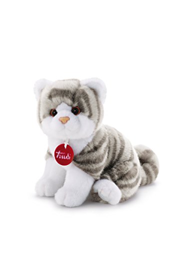 TRUDI 20851 PELUCHE GATTINO BRAD TIGRATO GRIGIO