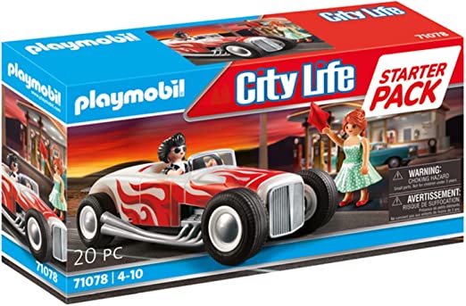 PLAYMOBIL 71078 STARTER PACK HOT ROD