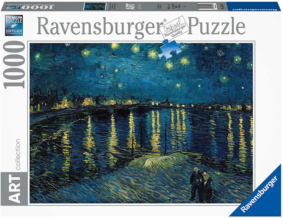 RAVENSBURGER 15614 PUZZLE DA 1000 PZ. THE STARRY NIGHT OVER THE RHONE