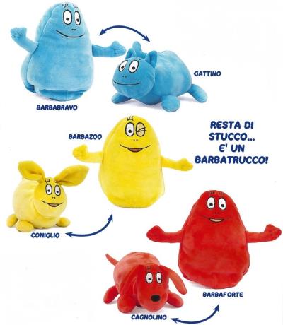 GIOCHI PREZIOSI BAP36000 BARBAPAPA' PELUCHE TRASFORMABILI ASSORTITI