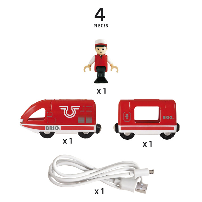 BRIO 33746 TRENO PASSEGGERI RICARICABILE