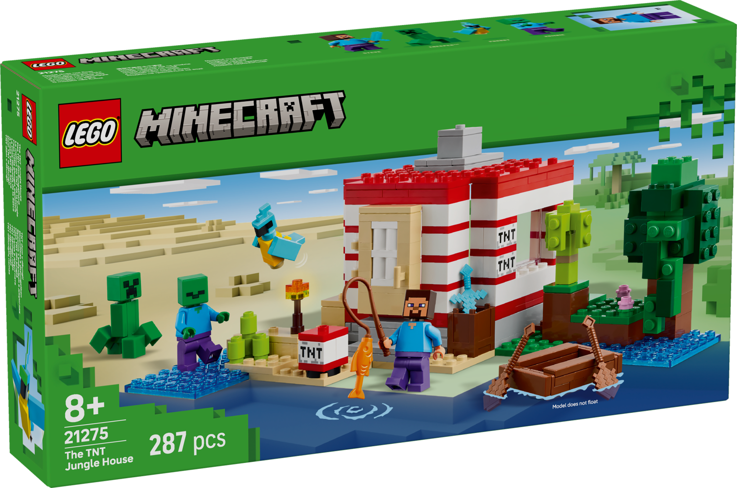 LEGO 21275 CASA NELLA GIUNGLA ESPLOSIVA MINECRAFT