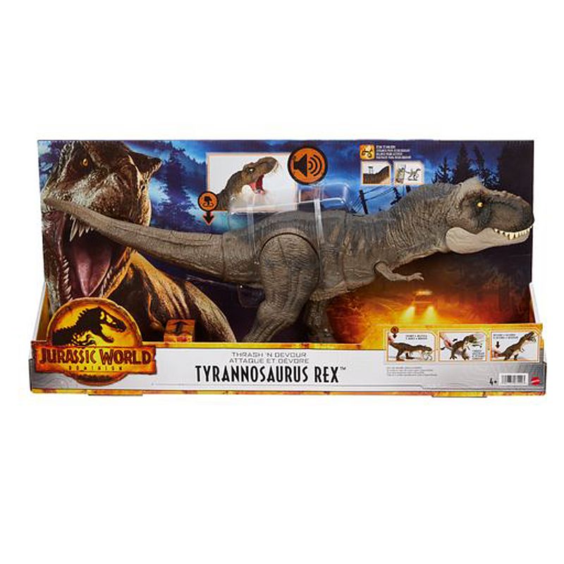 MATTEL HDY55 JURASSIC WORLD TYRANNOSAURUS REX N DEVOUR