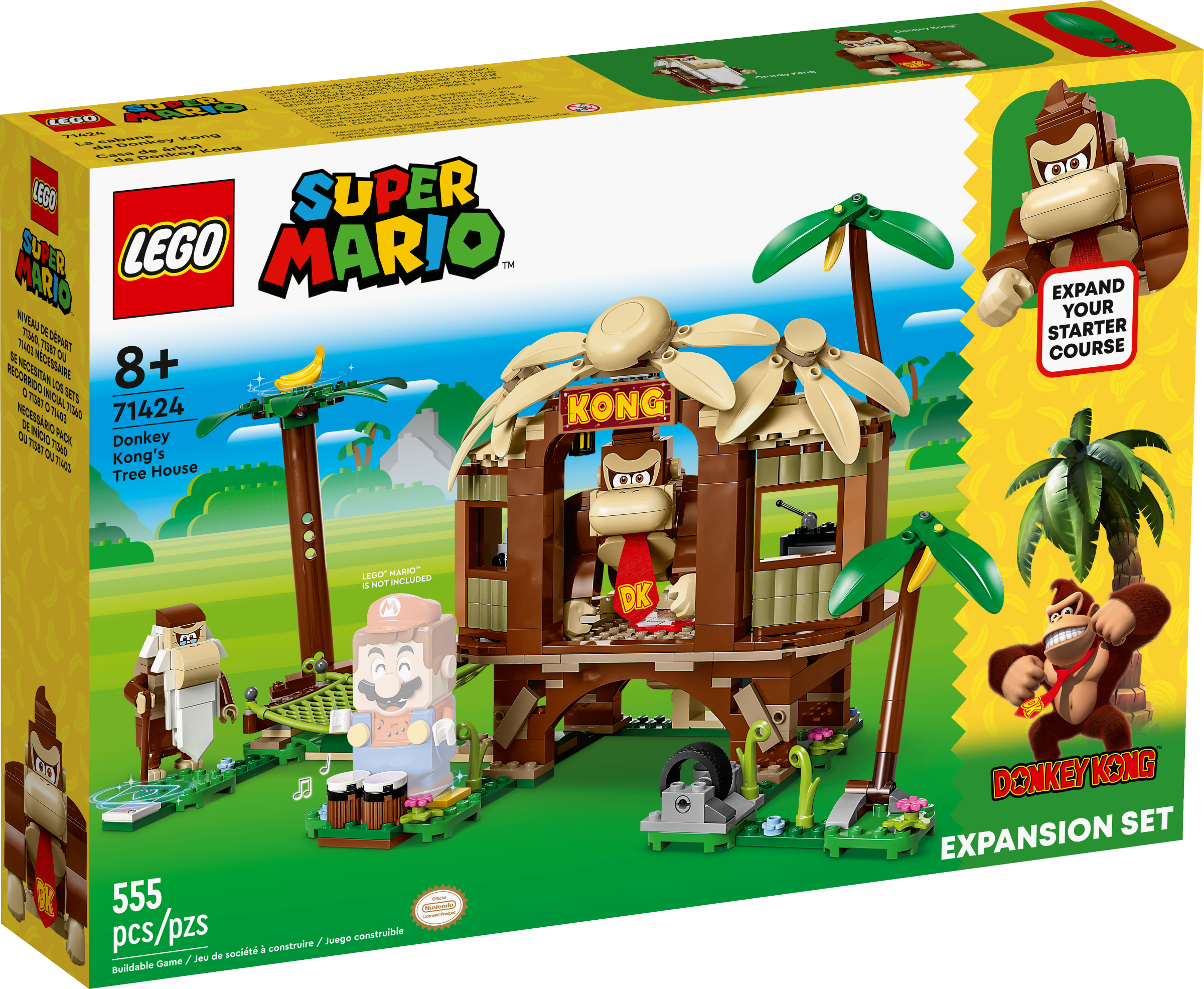 LEGO 71424 PACK DI ESPANSIONE CASA SULL'ALBERO DI DONKEY KONG SUPER MARIO