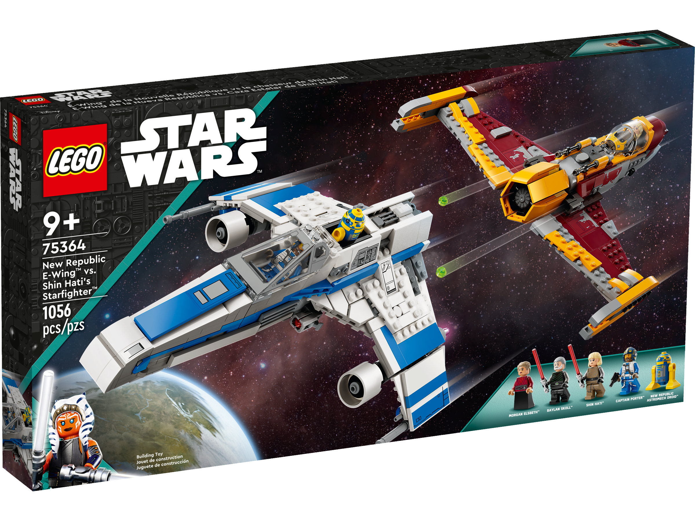 LEGO 76040 E-WING DELLA NUOVA REPUBBLICA VS STARFIGHTER DI SHIN HATI STAR WARS